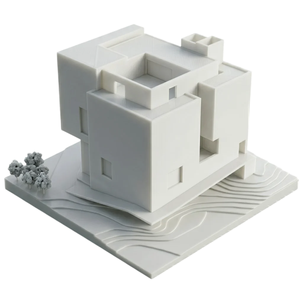 Maqueta impresa en 3D Tech